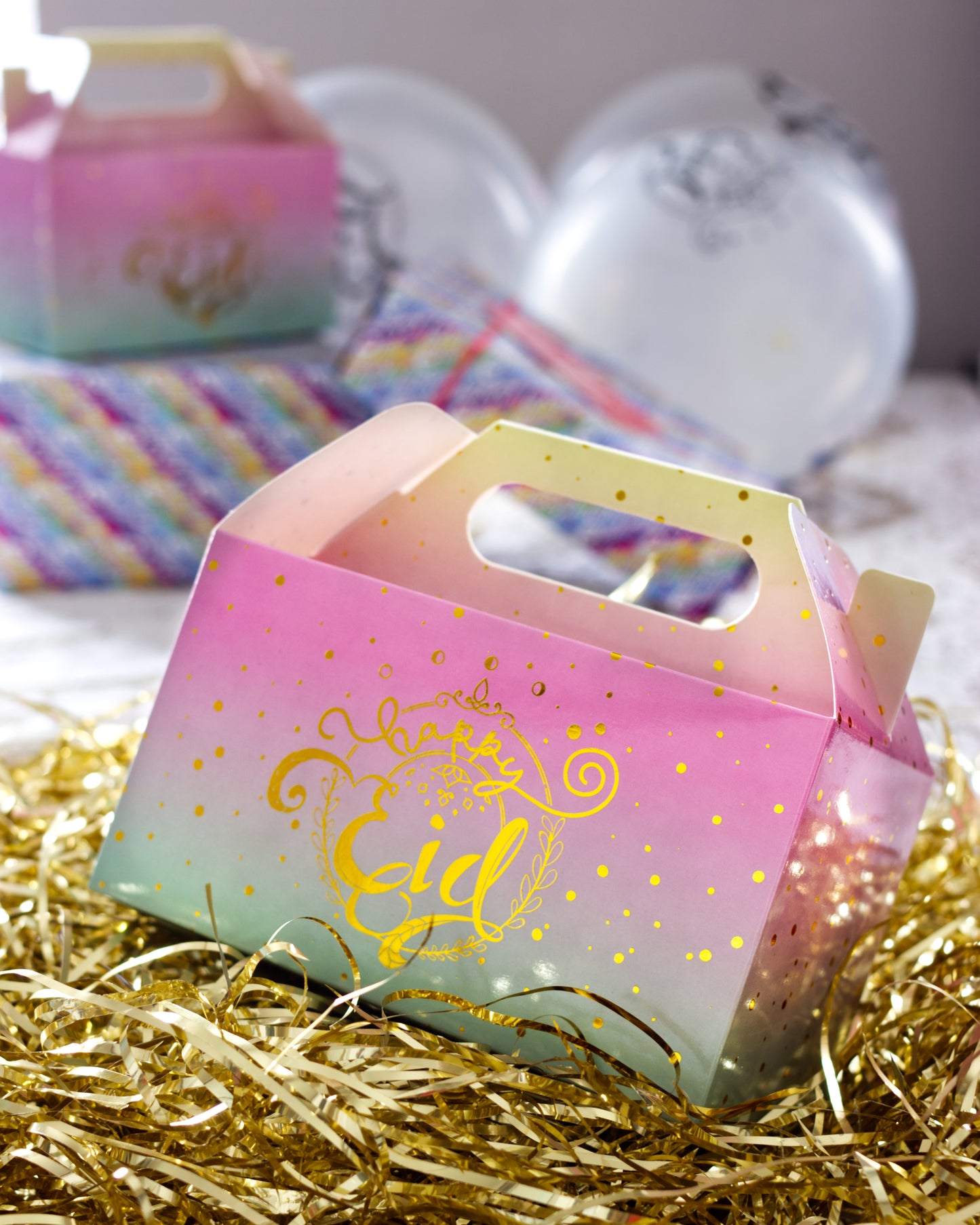 Pastel Sunset Eid Treat Boxes - 6pk