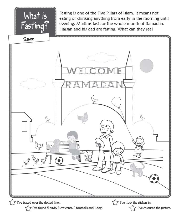 Ramadan And Fasting Activity Book - Anafiya Gifts
