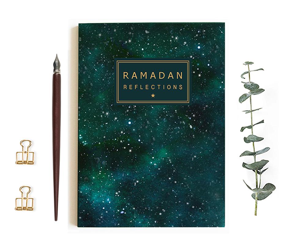 Ramadan Reflections Gold Foil Notebook