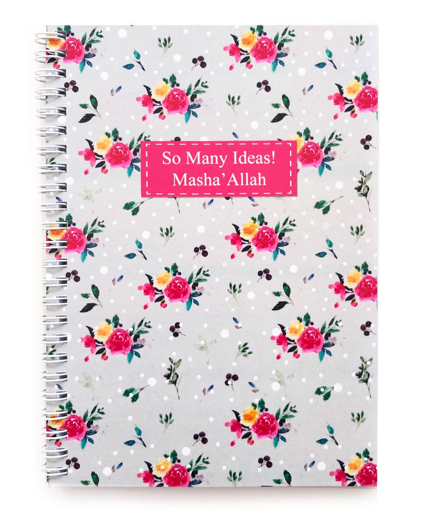 So Many Ideas! MashaAllah Floral Notebook - Anafiya Gifts