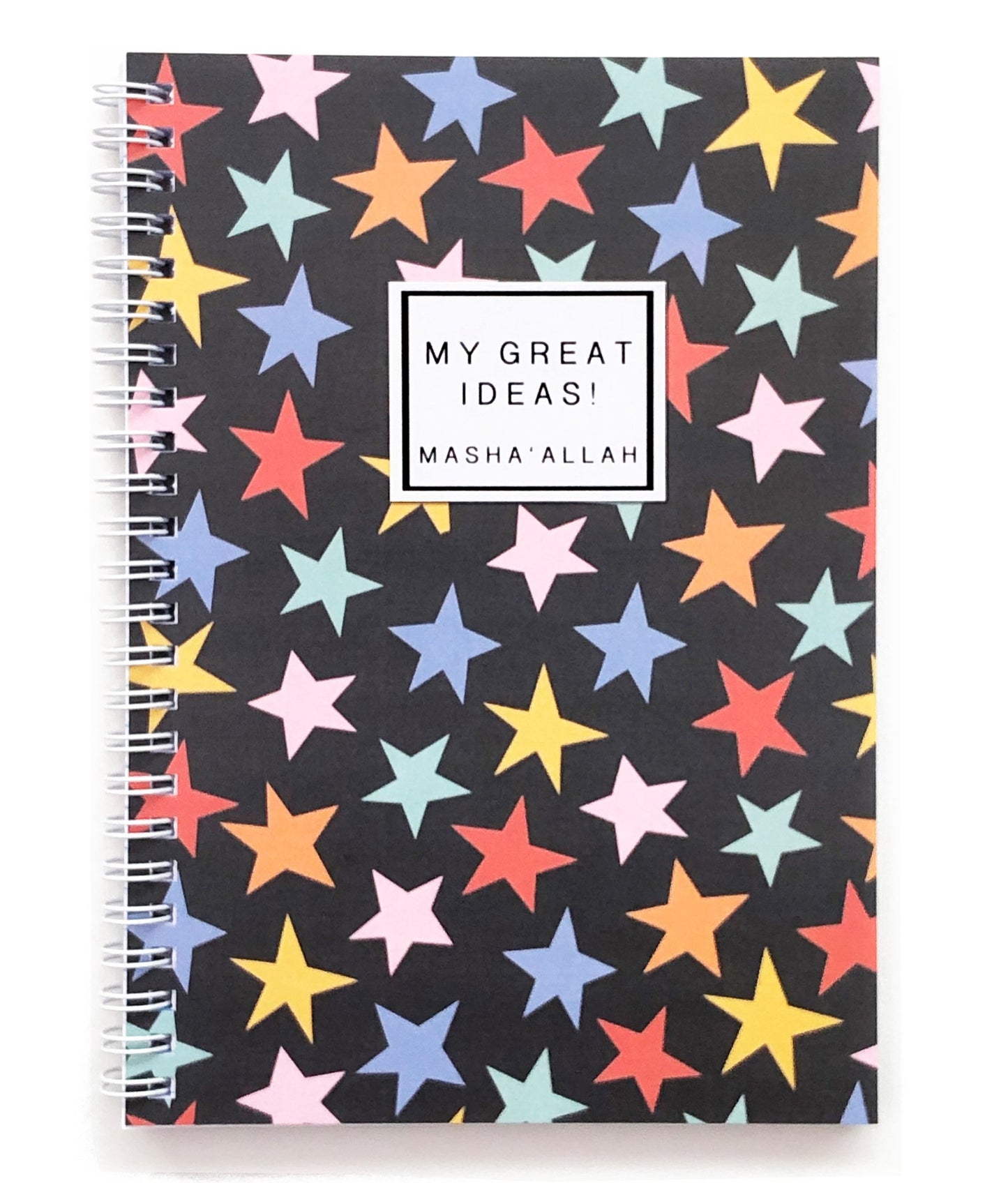 My Great Ideas! MashaAllah Notebook - Anafiya Gifts