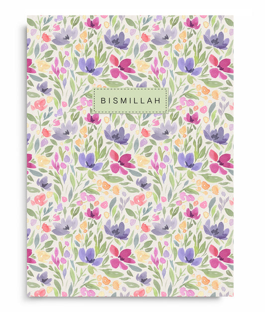 Bismillah Floral Notebook