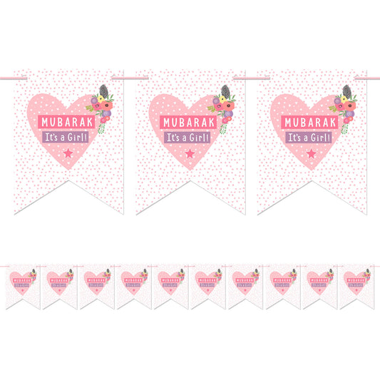 Mubarak it's a Girl Bunting