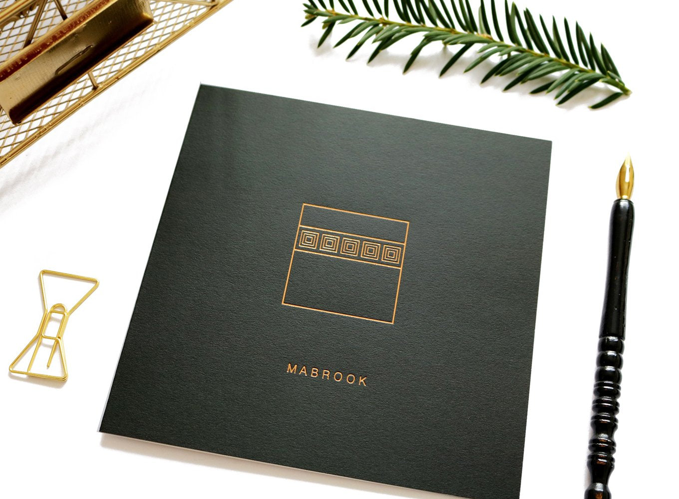 Mabrook Gold Foiled Card - Kaba - Anafiya Gifts