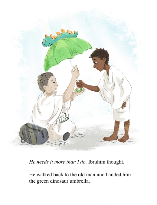 The Green Dinosaur Umbrella: A Hajj Story