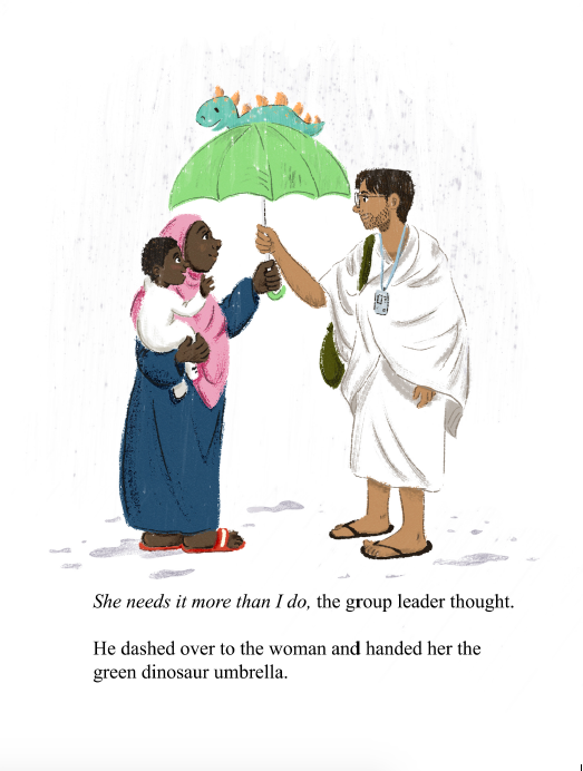 The Green Dinosaur Umbrella: A Hajj Story