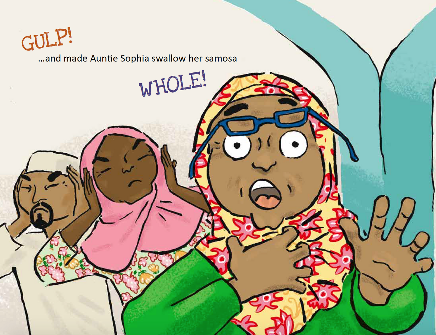 There was an Old Auntie who Swallowed a Samosa