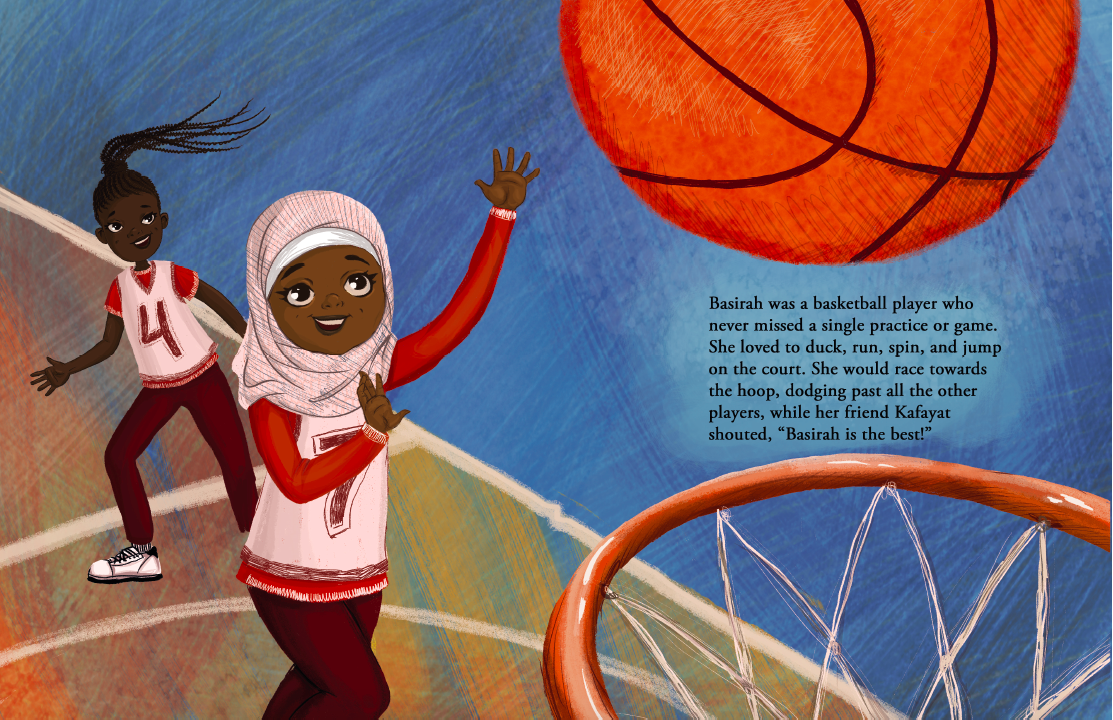 Basirah the Basketballer says Insha'Allah - Anafiya Gifts
