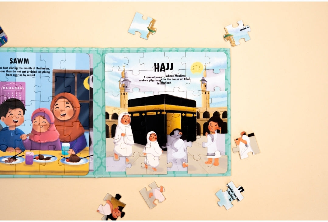 5 Pillars of Islam Magnetic Puzzle Book
