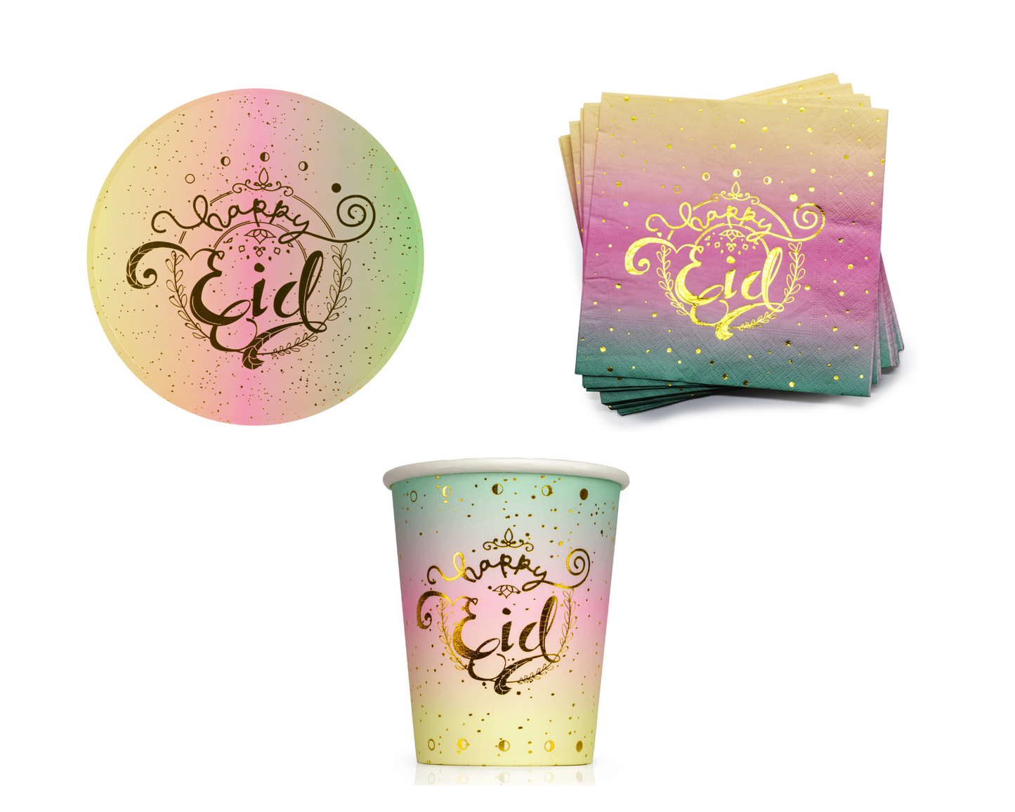 Pastel Sunset Eid Party Set