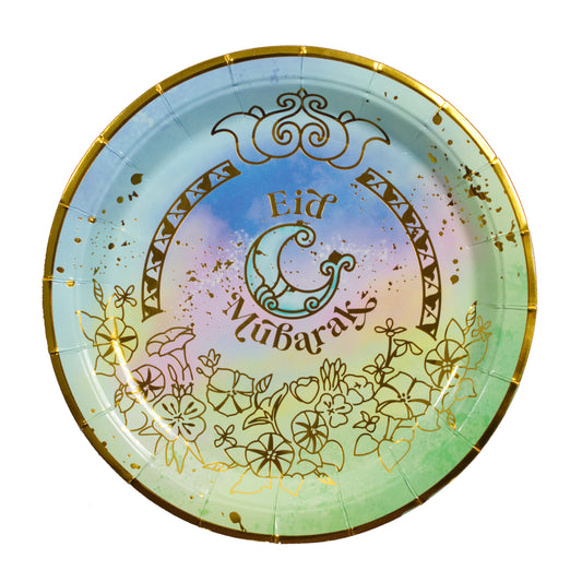 Bloom Moon Eid Plates - 10pk