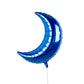 Crescent Moon Foil Balloons - Pack of 3