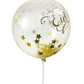Gold Happy Eid Confetti Balloons - 5pk