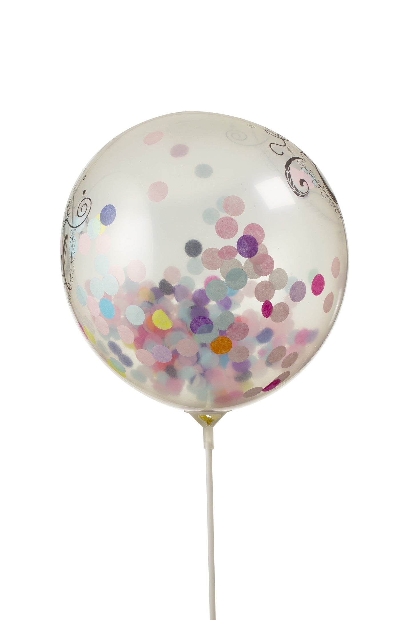 Pastel Sunset Eid Confetti Balloons - 5pk