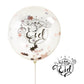 Rose Gold Happy Eid Confetti Balloons - 5pk