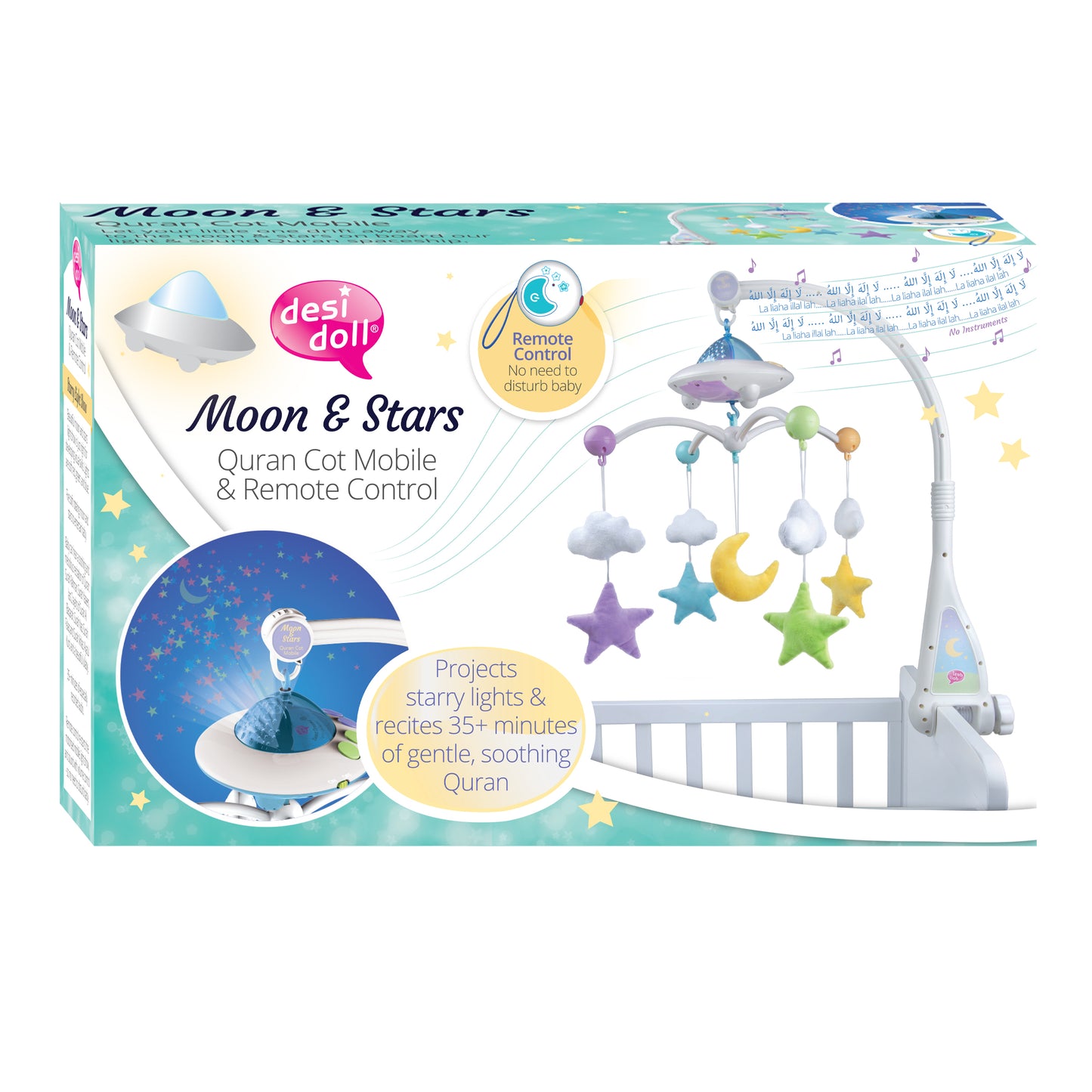 Moon and Star Quran Cot Mobile - Anafiya Gifts