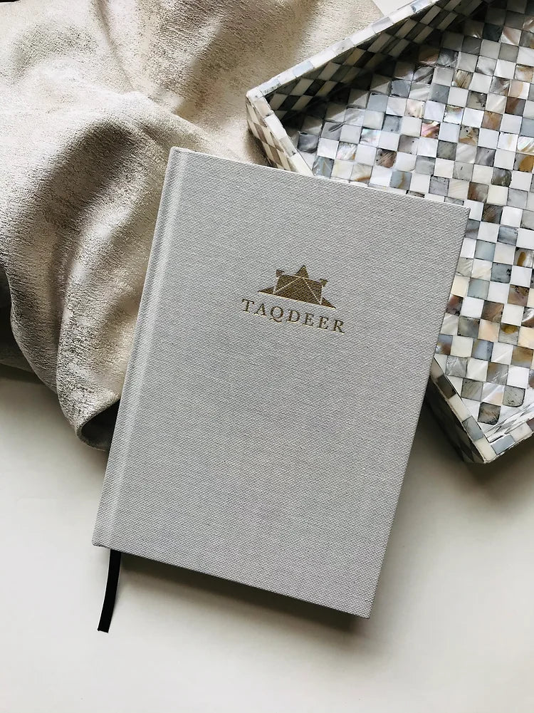 Taqdeer Journal - Updated 2.0 Version - Neutral Limited Edition - Anafiya Gifts