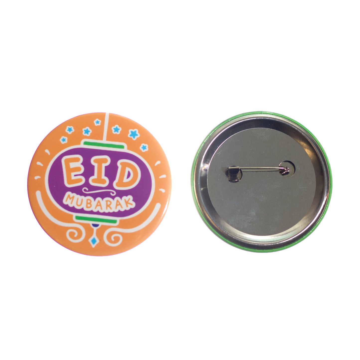 Eid Mubarak Badges - 4 Pack