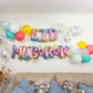 Eid Mubarak Rainbow Foil Balloons