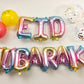 Eid Mubarak Rainbow Foil Balloons