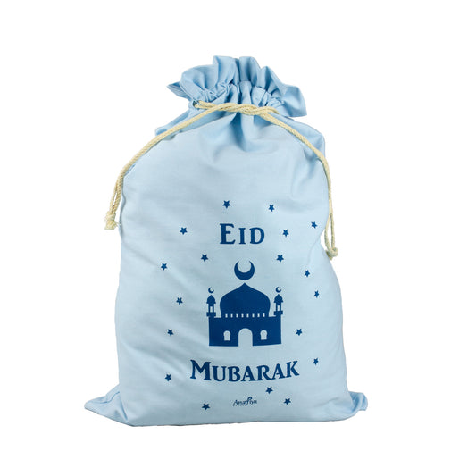 Eid Mubarak Gift Sack - Blue