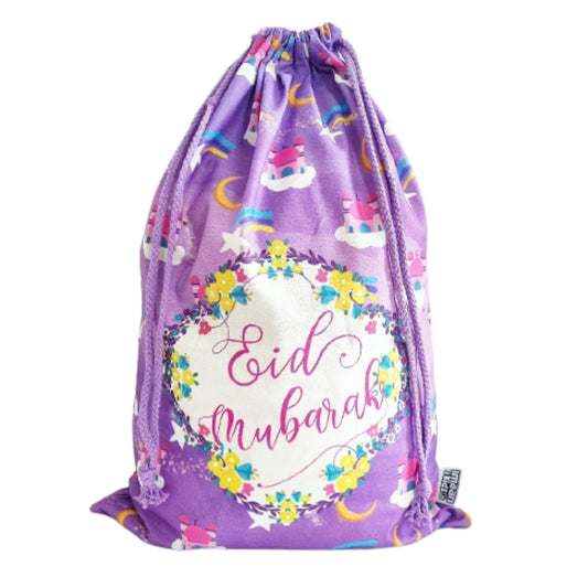 Eid Sack - Purple Floral