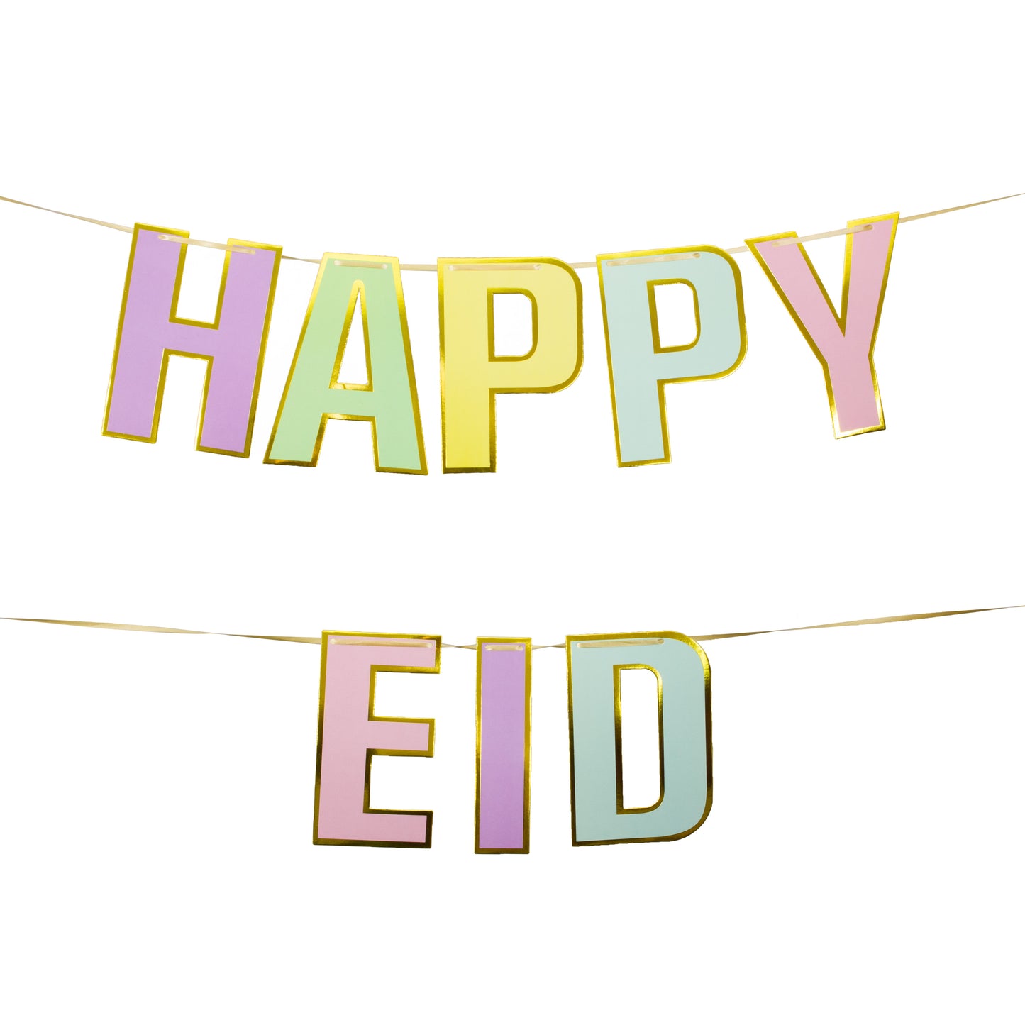 Pastel Sunset Happy Eid Banner