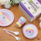 Little Muslimah Melamine Dinner Set - Kids Islamic Tableware