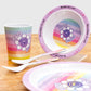 Little Muslimah Melamine Dinner Set - Kids Islamic Tableware