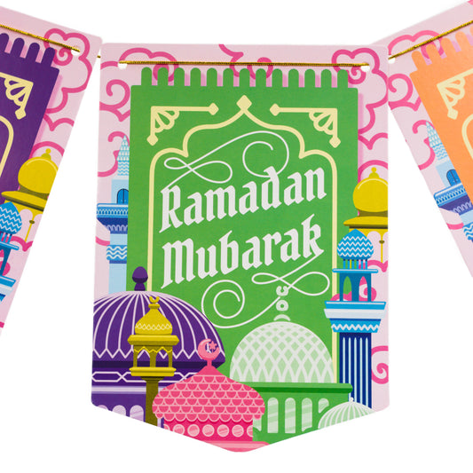 Ramadan Mubarak Banner - Mosque Montage