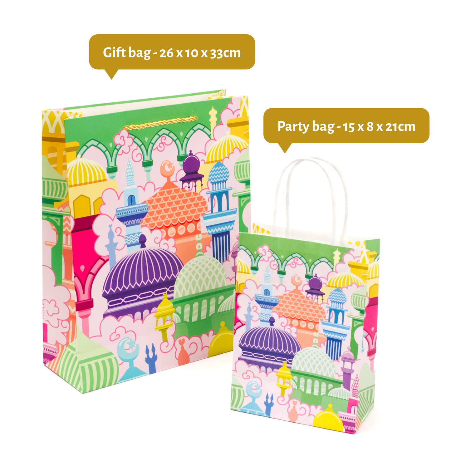 Mosque Montage Party Bags - 10pcs