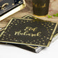 Eid Mubarak Napkins - Black and Gold - Anafiya Gifts