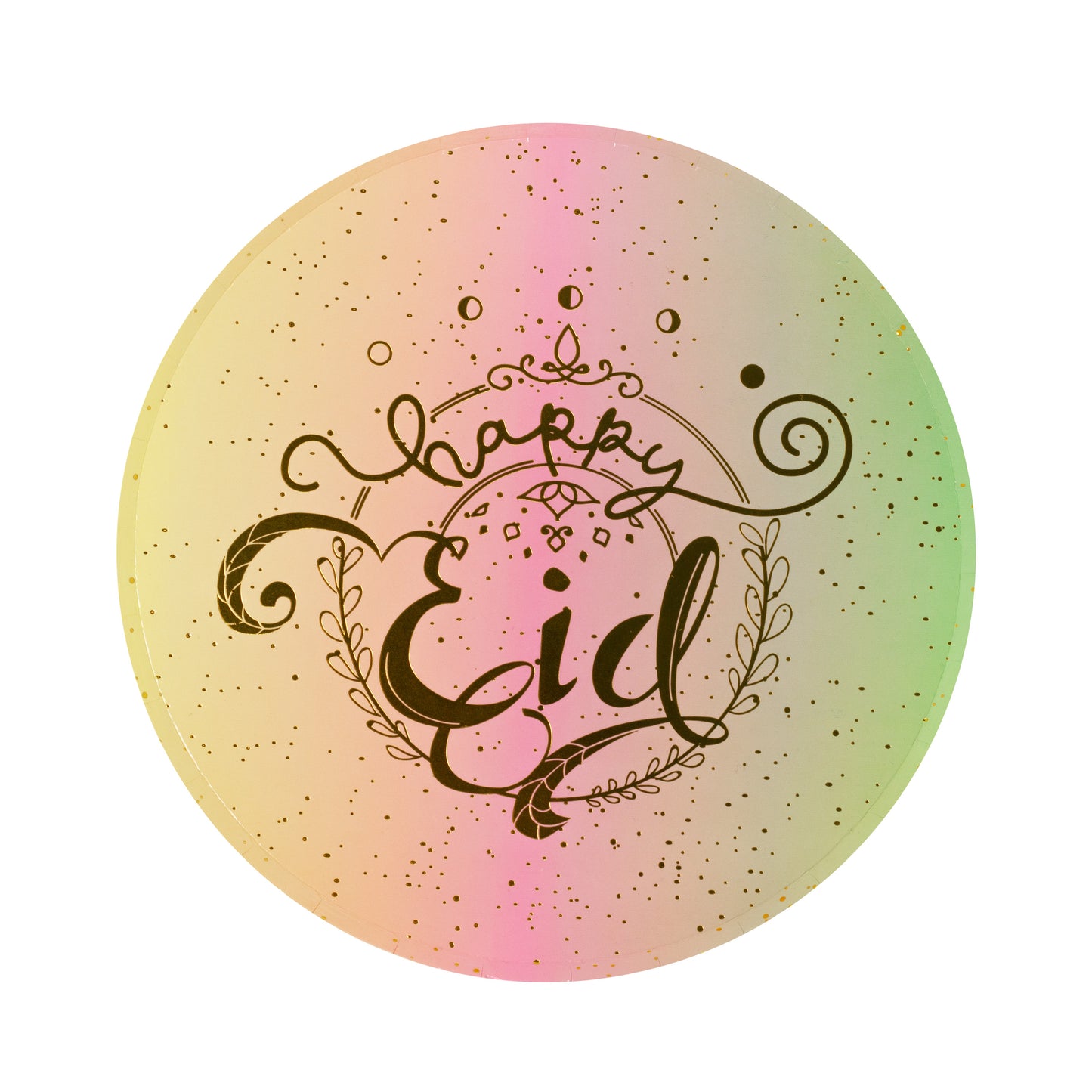 Pastel Sunset Eid Plates - 10pk