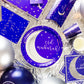 Eid Balloons - Navy and Silver