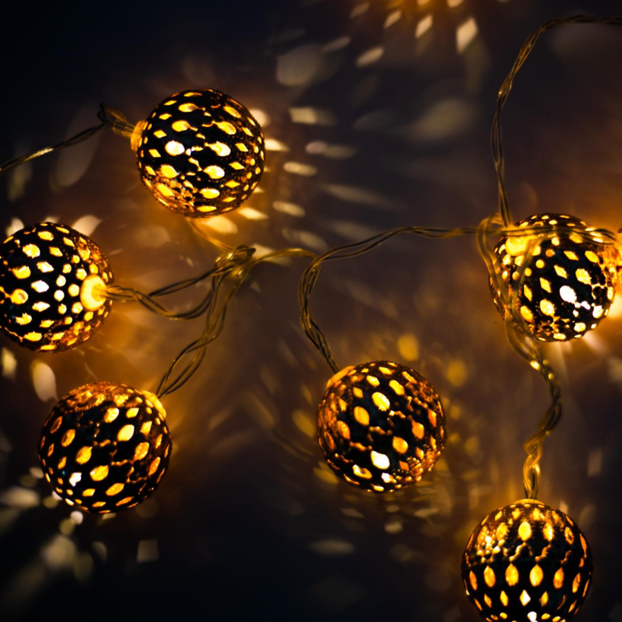 Ball Fairy Lights - Rose Gold