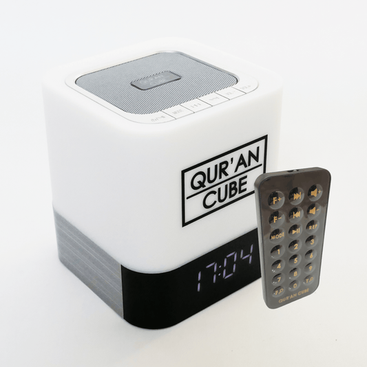 Quran Cube LED X (2019) - Silver - Anafiya Gifts