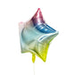 Rainbow Star Foil Balloons - Pack of 3