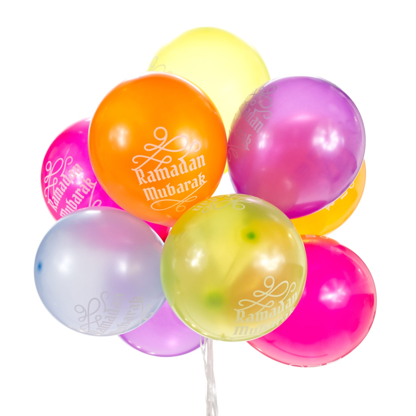 Ramadan Mubarak Balloons - Multi Coloured