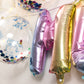 Ramadan Mubarak Rainbow Foil Balloons