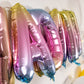 Eid Mubarak Rainbow Foil Balloons